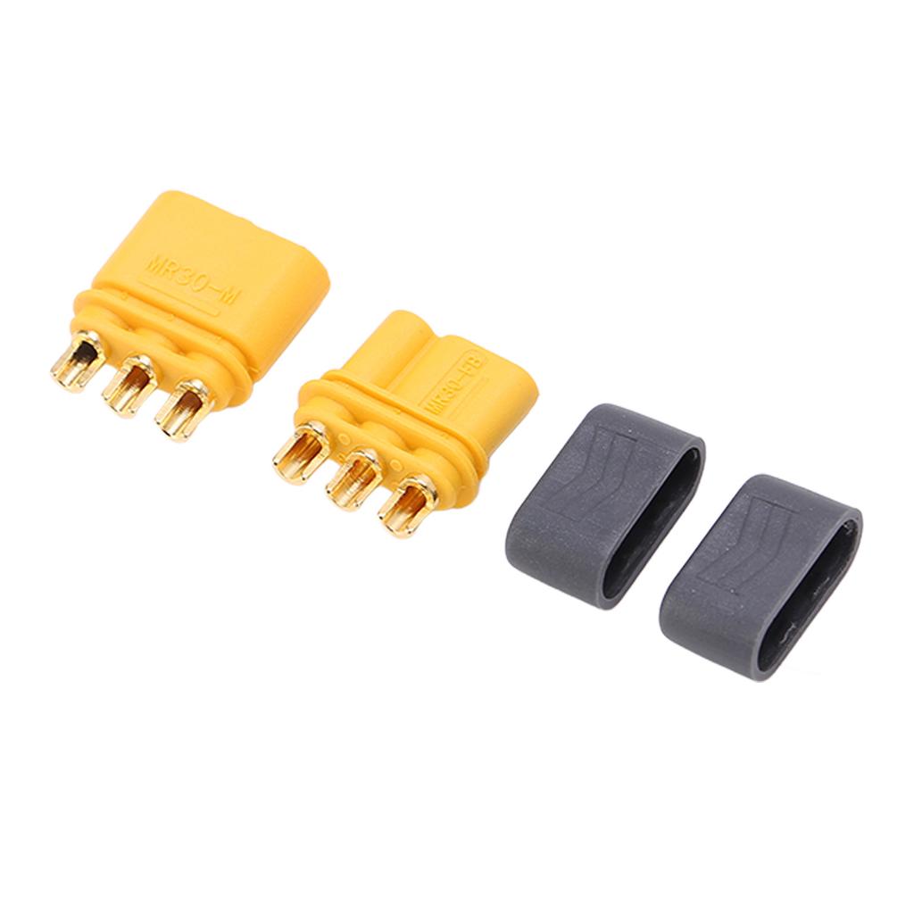 MR30 Upgrated Connector Plug Female and Male Connector Plugs Gold Plated for RC Parts
