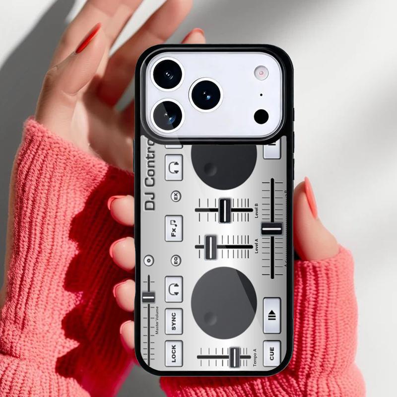 Diy Cover Digital Mixer Dj Turntabl Phone Case for iPhone 17 16 15 14 13 Pro Max Back Cover for 12 11 Pro Coque