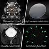 OLEVS Brand Watch Waterproof Tape Calendar Six Pin Timing Quartz Watch Sports Men's Watch 9991