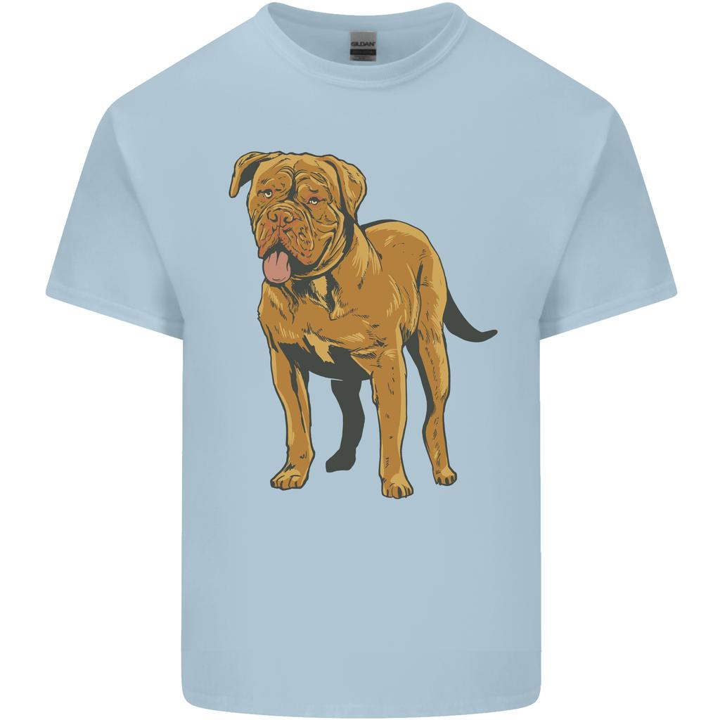 Mastino Francese Dogue de Bordeaux Cane Unisex Maglietta Leggera in Cotone