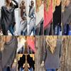 Elegante Cardigan Poncho Sciarpa da Donna con Frange Irregolari e Design Classico
