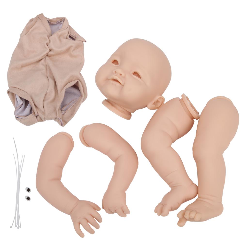 22inch DIY Reborn Doll Set Unpainted Lifelike Doll Kit Accessories for Children Kids