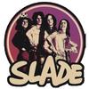 Black T Shirt With Slade Band Print And Circular Design For Casual Wear