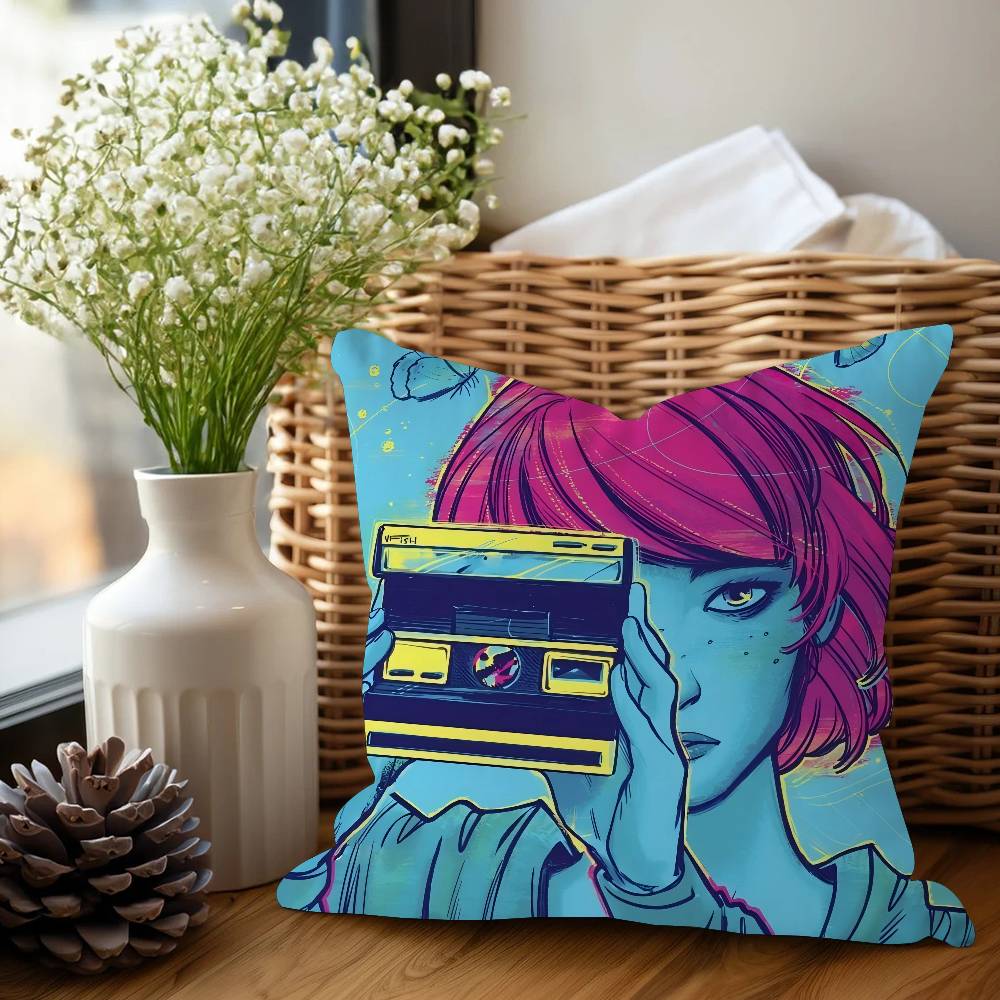 SPIEL Life Is Strange 45*45cm Kissenbezug Kissenbezug Deko Kissenbezug Heim Kissenbezug Für Sofa Kissen