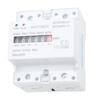 Electricity Watt Hour Meter Dual Color LED Indicator Rail Mount Single Phase Smart Home Energy Wattmeter 230VAC