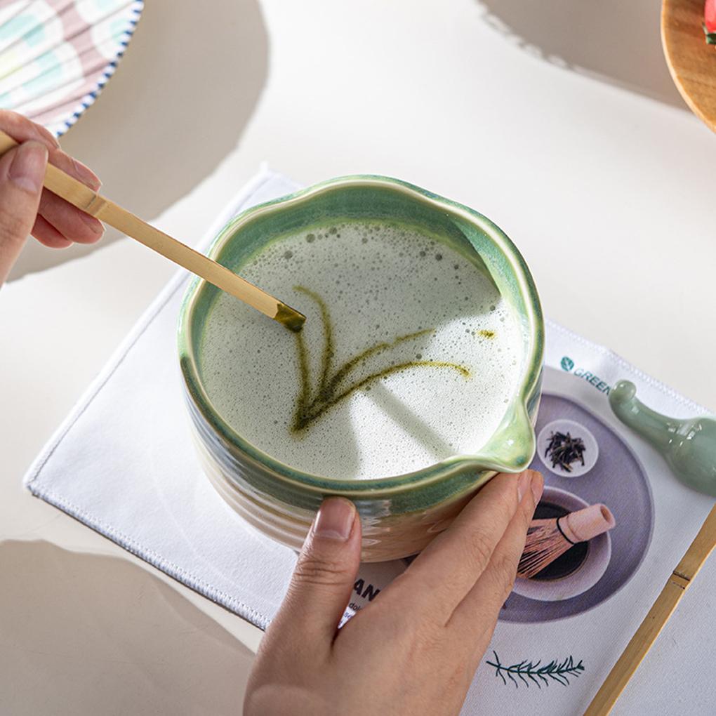 Matcha Set Premium 8PCS Ceramic Bowl & Whisky Japanese Style Matcha Accessories Gift Box Matcha Ceremony Tools Kit for Tea Lover