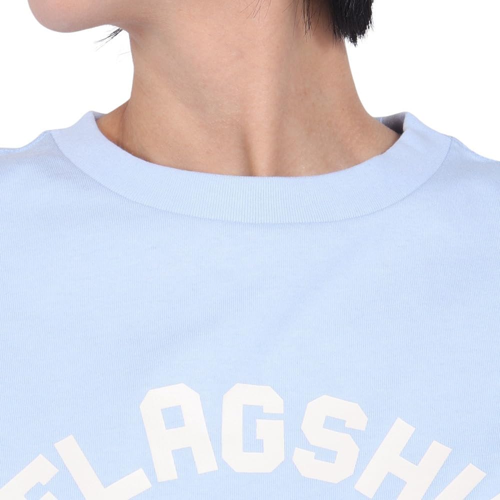 Champion Casual Short Sleeve Light Crew Graphic Women's T-Shirt, Blue, 100% Cotton, Neck, Print, CW-Z319