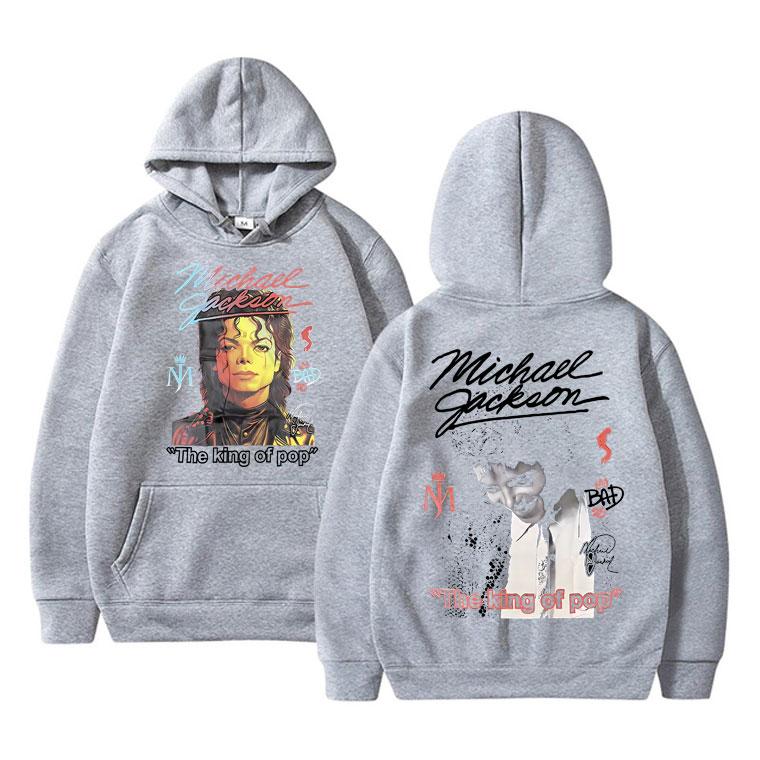Classic Vintage Michajackson Graphics Hoodie Men Women Hip Hop Punk Rock Sweatshirt Male Gothic Harajuku Oversized Hoodies