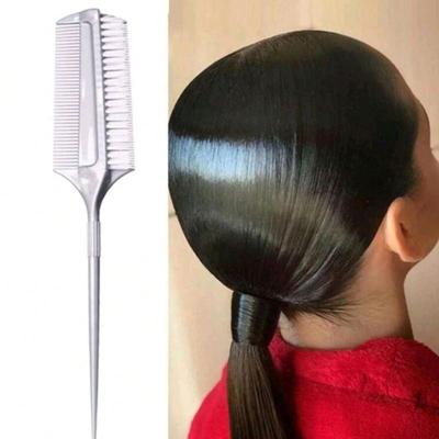 Escova de Cabelo Escova para Combinar Maquiagem e Pente de Cabelo, Escova para Penteados de Dança Latina e Alisar o Cabelo com Pente de Cauda Pontiaguda