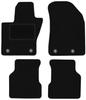 Black Velour Floor Mats For: Jeep Compass II MP SUV (2017-)