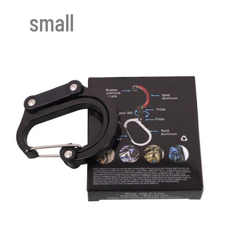 Portable Aluminum Alloy Multi-functional Climbing Keychain Buckle