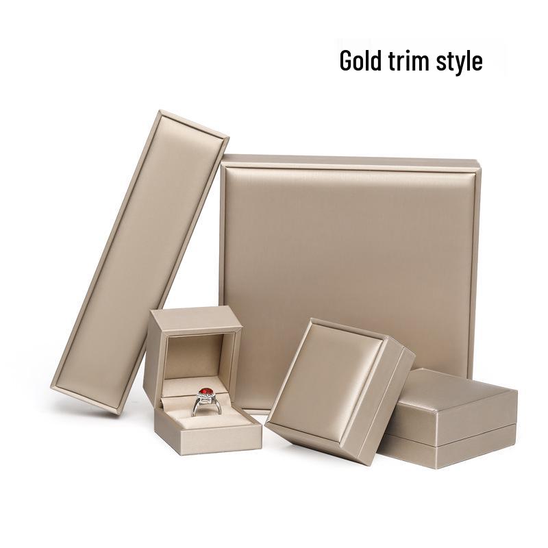 Luxury PU Leather Jewelry Box – Premium Ring, Bracelet, Pendant, Necklace Gift Packaging