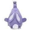 Schoolbag cartoon cute rabbit ears casual breast bag women's trendy children's bag women's new simple casual fashion shoulder messenger bag