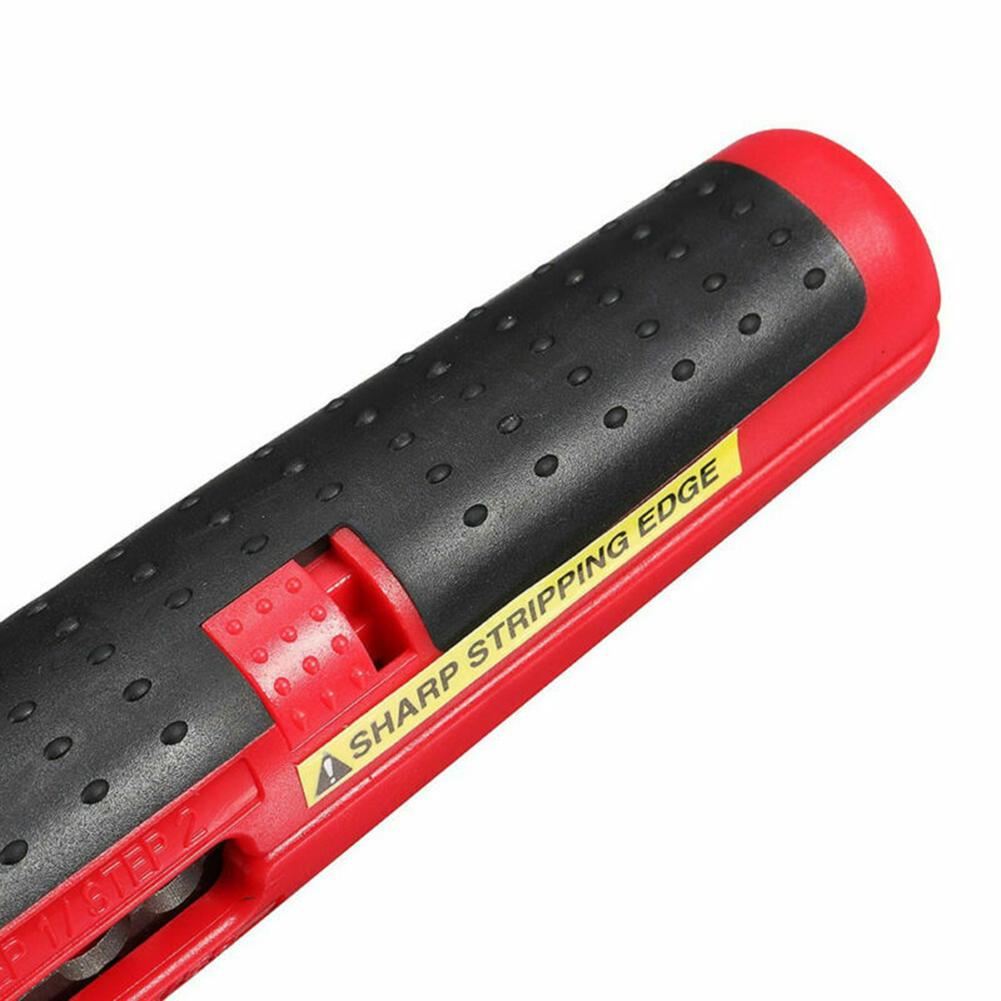 Portable 125MM Cable Wire Stripper Tool with SK5 Steel Blade for 10-20AWG Cables Multi-Function Cutter for RG59 RG6 Low-Volt China Mainland