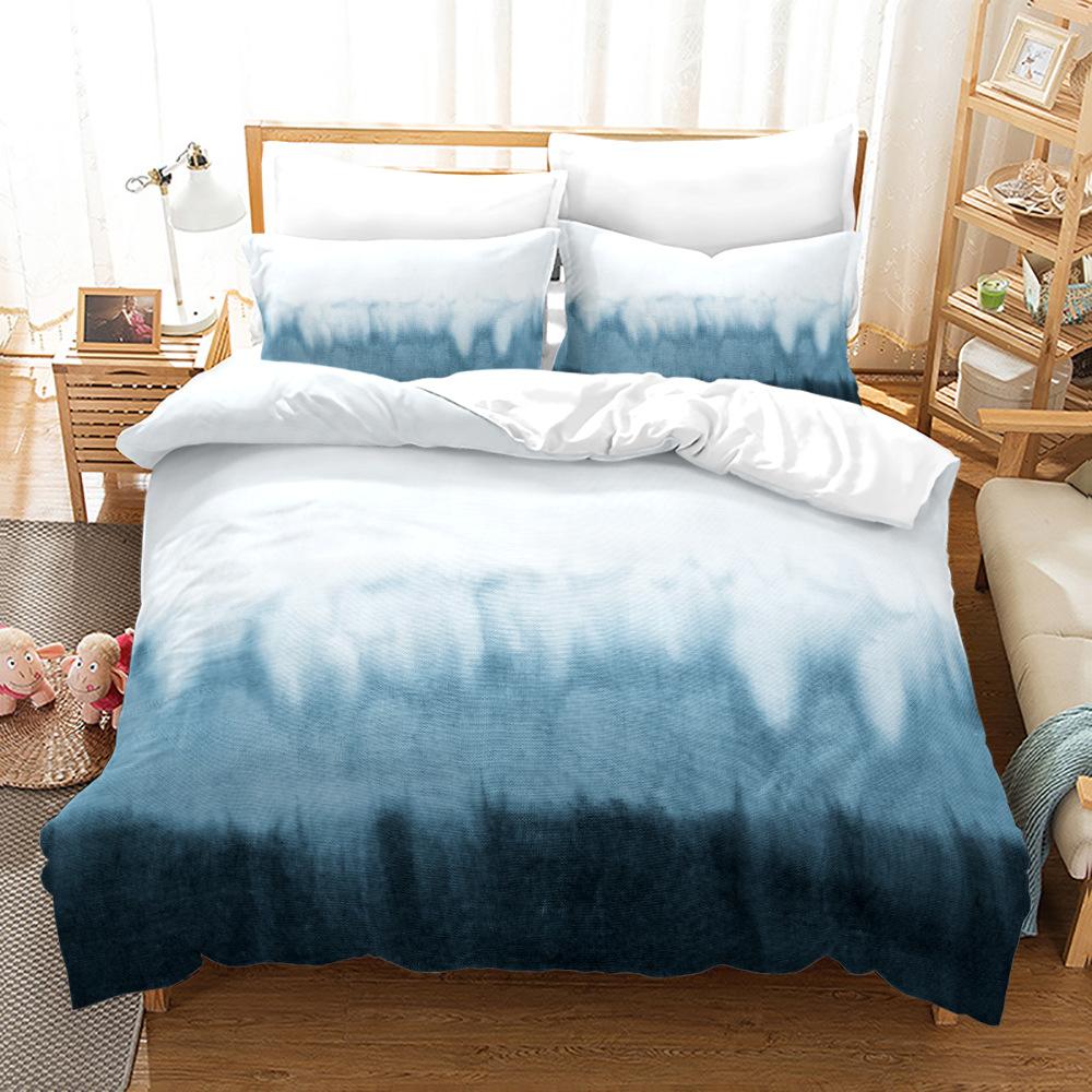 Dream Halo Dyeing Bedding Set Single Double Twin Size For Girls Kids Beauty Home Decor Soft Bedclothes Colorful Duvet Cover Set