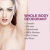 Natural Deodorant Stick, 1pcs Rose & Bergamot 72Hr Long Lasting Odor Control Wetness Relief
