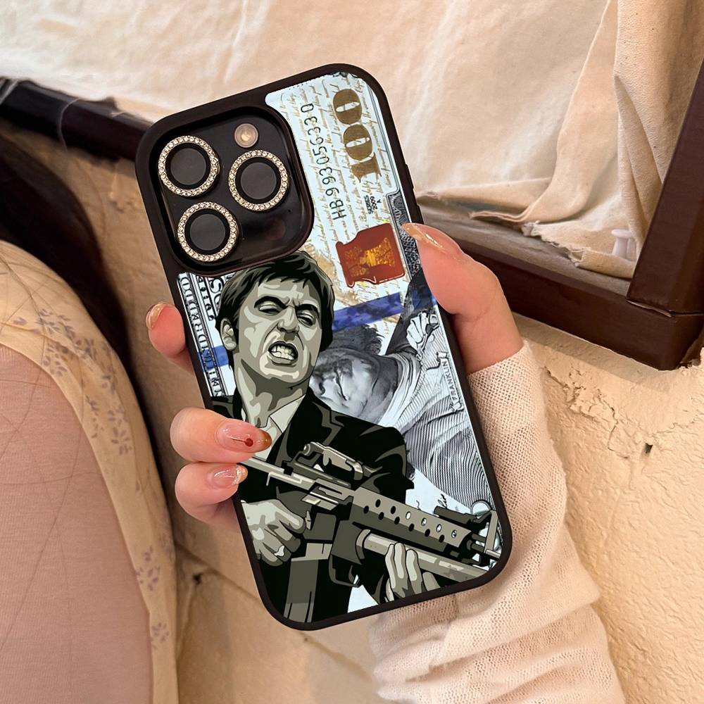 S-Scarface Movies Phone Case Hard Plastic Phone Case For Iphone 17 Air 16 15 14 13 12 11 Pro Max PC TPU