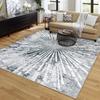Modern Abstract Carpet Gold Yellow White Stripes Gray Rughome Decoration Living Room Bedroom Home Decor Non-Slip Floor Mat