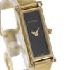 GUCCI Watches 1500L gold/black blackDial Plated Gold Quartz Analog display Women Used