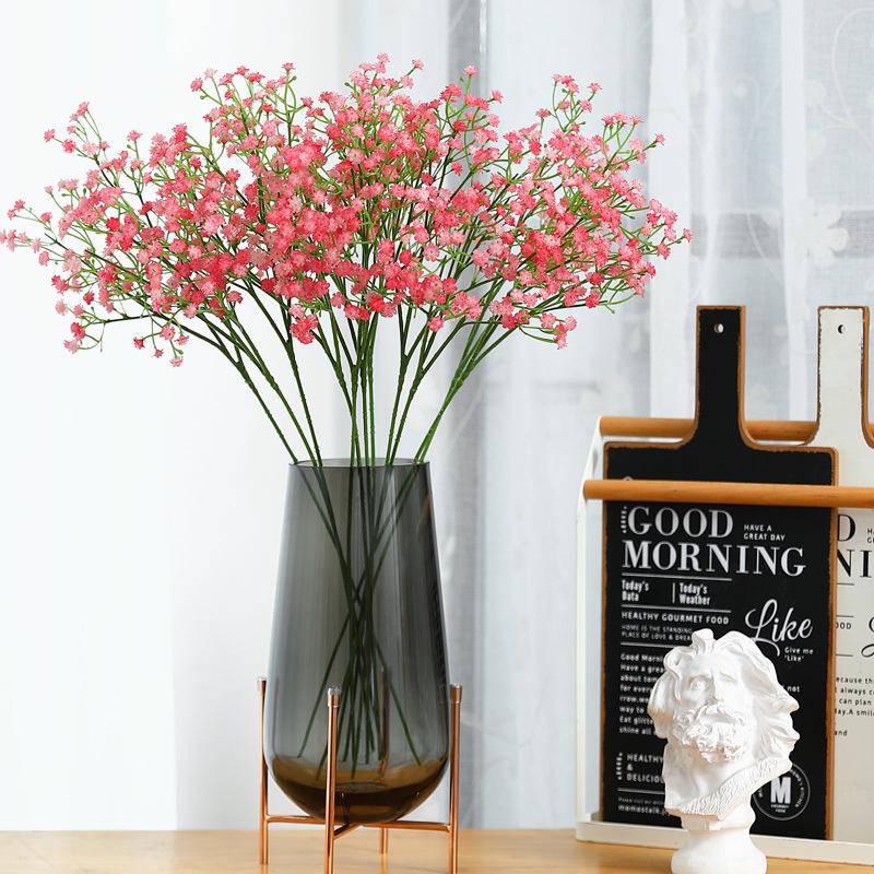 Simulation Gypsy dried flower bouquet, fake flower wedding decoration flower soft glue Gypsy simulated flower
