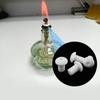30Pieces Ceramic Oil Lamp Wick Holders Practical Wick Stands for Alcohols Lamp Practical Replacement Wicks Accessories
