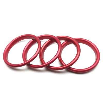 4 Pieces Air Condition Ring Cover Decorative Refit Decoration Automobile Styling Accessories Aluminum Replacement for A3
