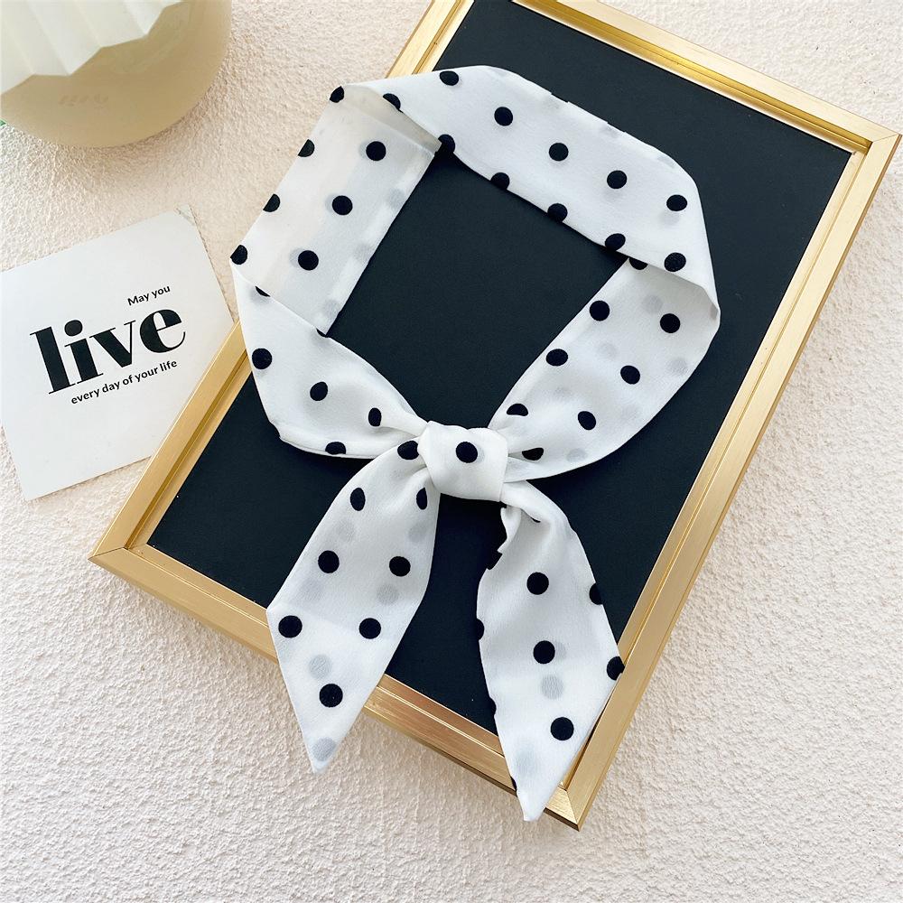 New Scarves Silk Scarves Women'S Spring And Autumn Season Long Decorative Professional Scarves Summer Thin Styles Paired With Shirts Stylish