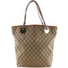 Tote Bag 120836 Beige GG Canvas Women Used
