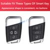 For Volkswagen Arteon Atlas Cross Sport Passat B8 Clear Fully Transparent Tpu Car Smart Key Cover Case
