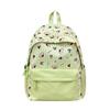 Schoolbag female Japanese ins fresh and sweet striped backpack junior high school students lightweight large capacity backpack high value