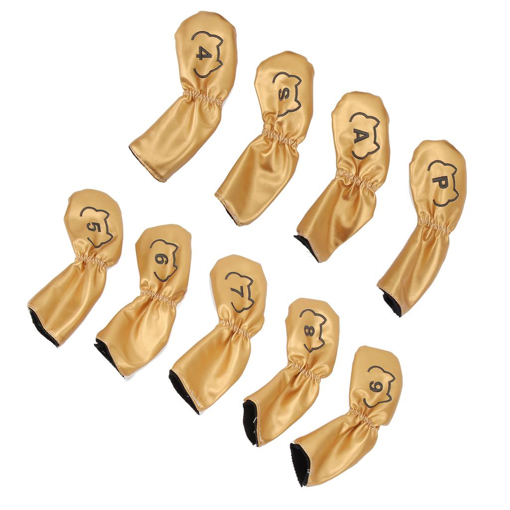 9PCS     Hd Cover PU Waterproof Double Sided Embroidery Protective   Hd Cover for Training