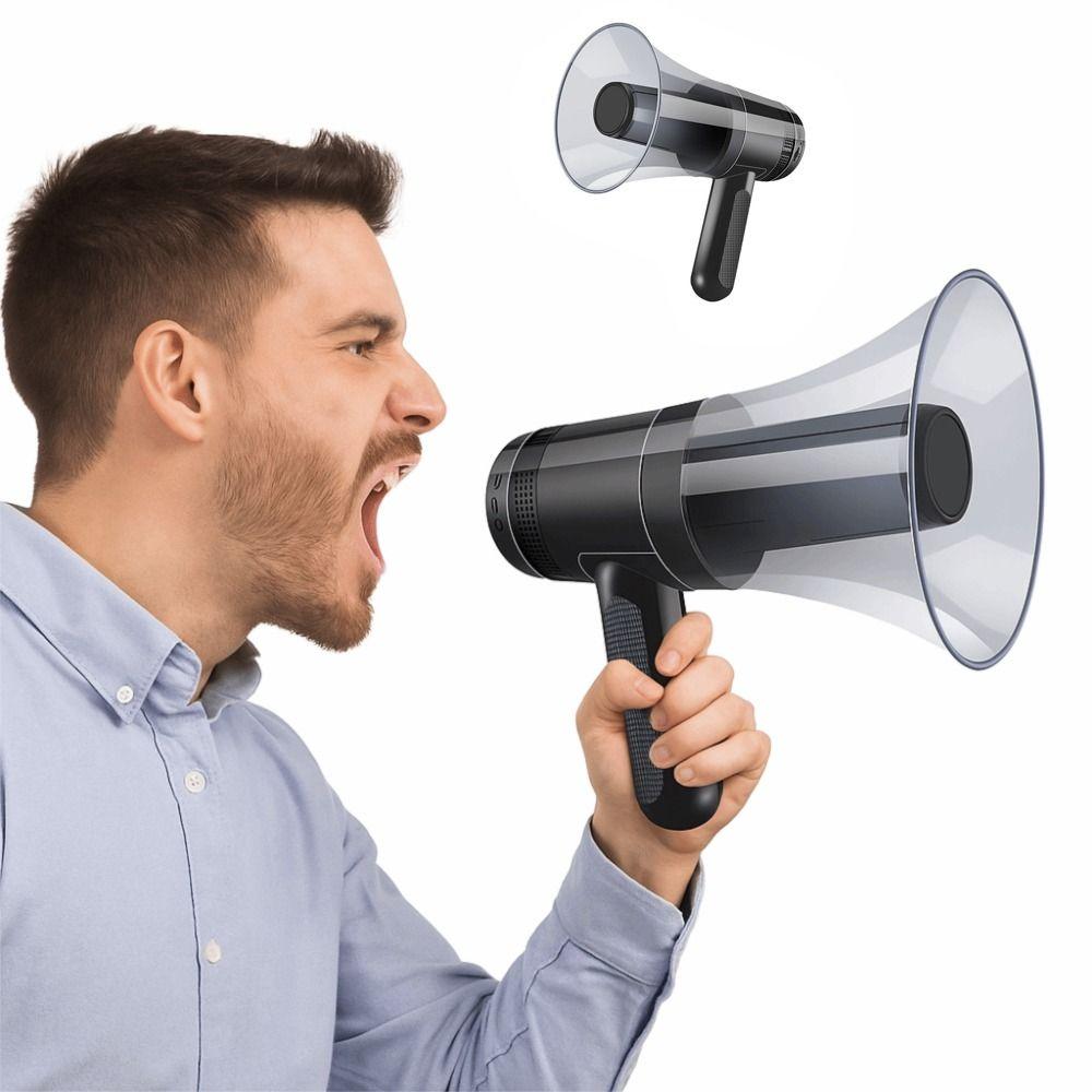 Volume Control Portable Megaphone High Volume Recording Speaker  Public Address