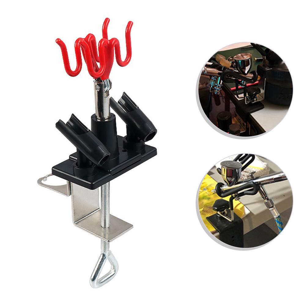 Art Studio Model Painting Airbrush Holder Adjustable Airbrush Holder Tool Holder Brush Organizer Clamp Range Approximately 55mm