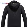 Giacca calda antivento e antipioggia con cappuccio oversize da uomo Cozy Up