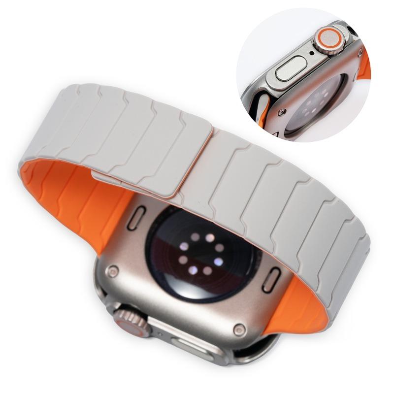 Case+Band For Apple Watch 41 40 44 45 42 46mm Magnetic Strap Screen Protector For Iwatch Series 11 10 987 SE 654 Change To Ultra