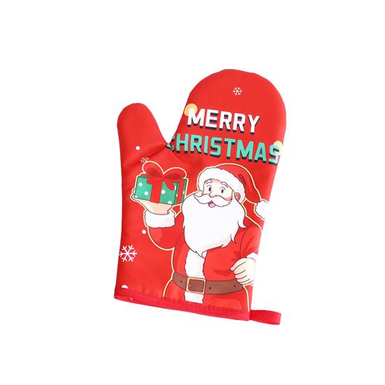 

Рождественские утепленные перчатки, утолщенные прихватки для выпечки, дизайн с петлей для подвешивания, тепло B
