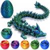 3D Printed Dragon Rotatable Articulated Dragon Crafts Statue Creative Kid Interaction Toys Dragon Ornaments Sculpture