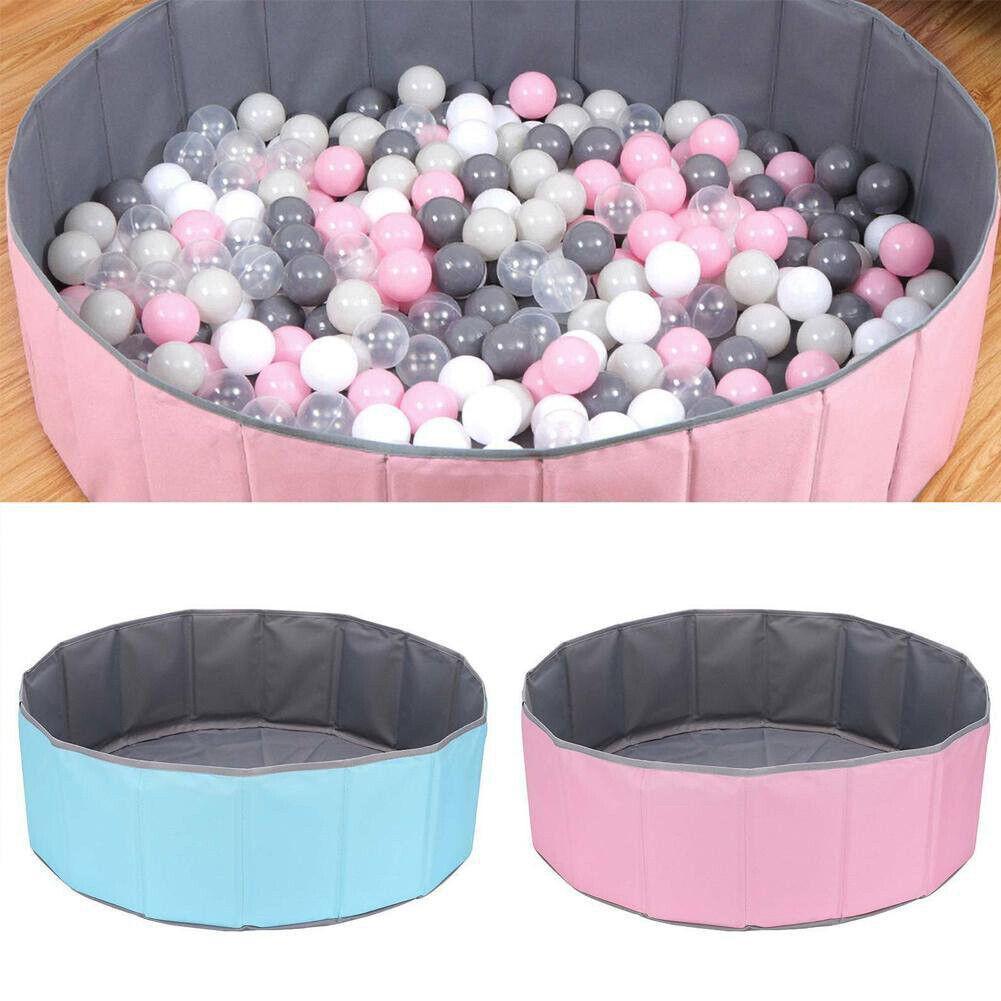 Geräumiges und langlebiges faltbares Laufgitter-Bällebad für Kinder mit 10 lbs Porzellansand