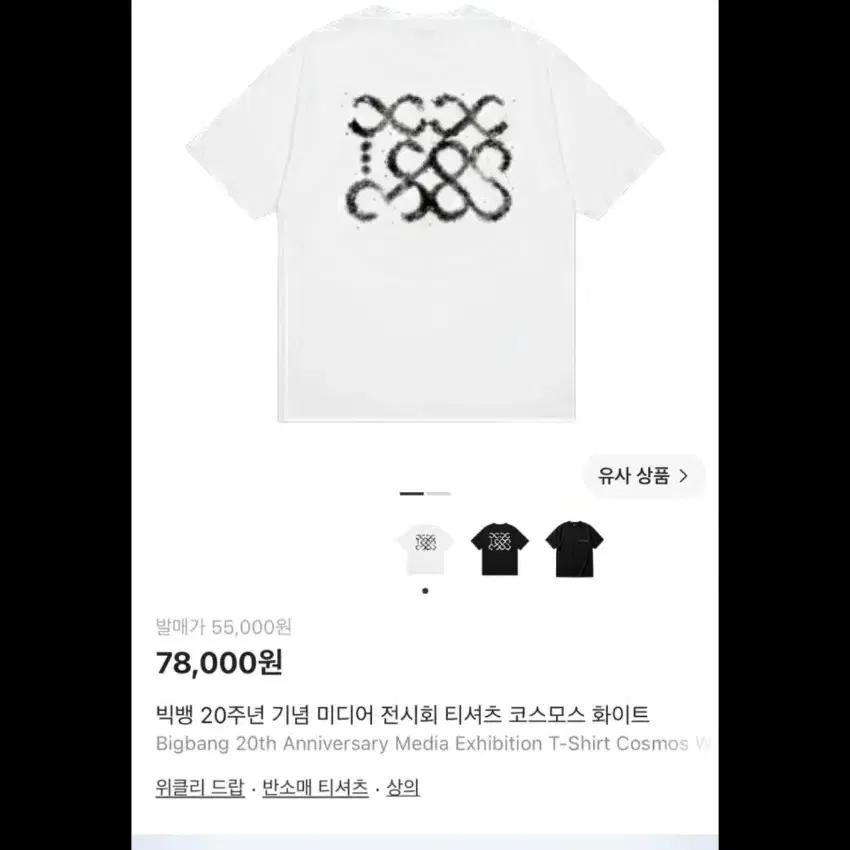 BIGBANG 20th Anniversary Cosmos White T-shirt Brand New