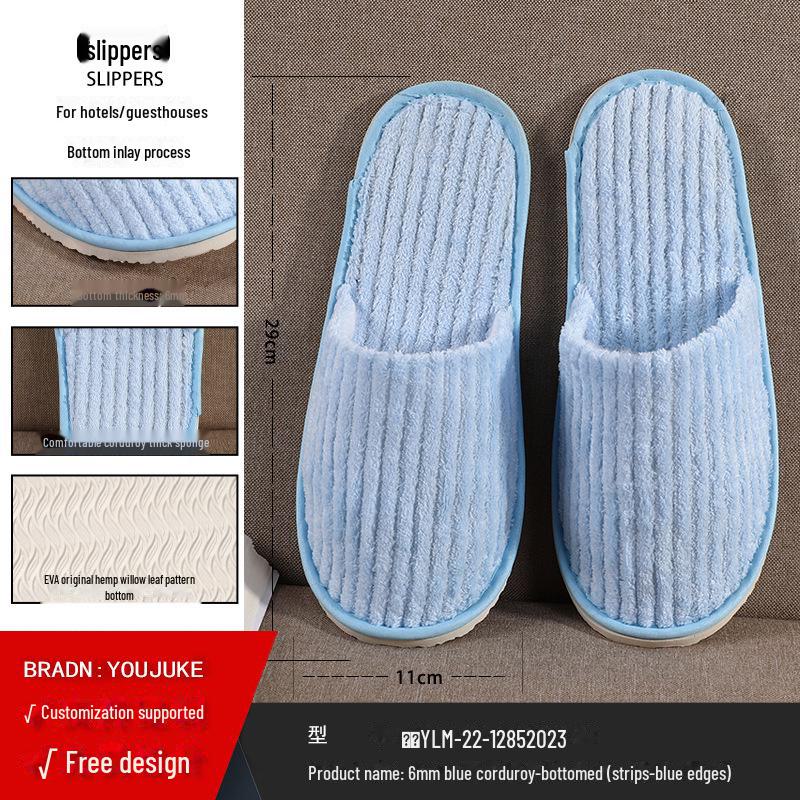 Disposable Non-Slip Slippers for Hotels, Homestays, and Spas