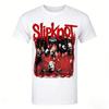 Slipknot Metal Band T-Shirt da Uomo Cotone Unisex Girocollo Manica Corta Oversize Y2k Moda Popolare Stile Horror Regali per Fan