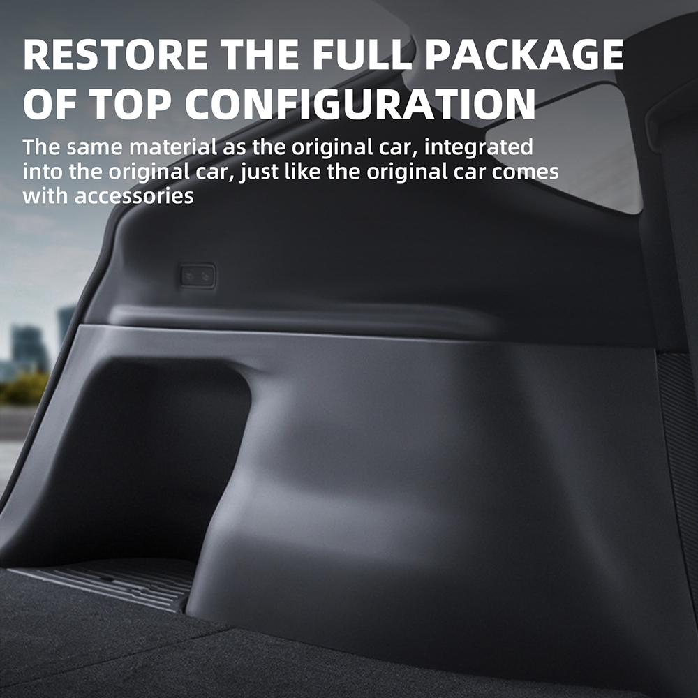 For Tesla Model Y Juniper Launch 2025-2020 Guard Plates On Both Sides of The Trunk Trunk Anti Dirty Protective Pads Accessories