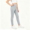 Kids' High Waist Flared Pants with Pockets, Casual Color Stretch, for Running Dance Yoga