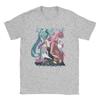 Love Together Hatsunes Mikus T Shirt Mens  Cotton Novelty TShirts Round Collar  Tee Shirt Short Sleeve Tops Graphic Printed