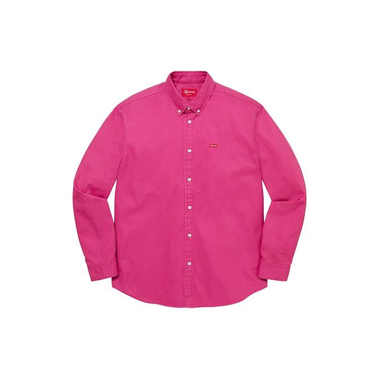 Supreme Small Box Twill Shirt 'Olive Green' Men's SUP-FW21-105