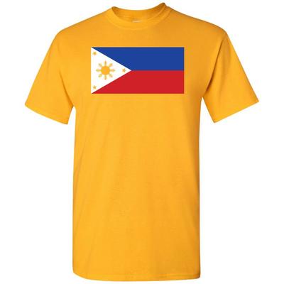 Filipijnen Vlag Land Huis Souvenir Nationale Trots T-shirt - Goud