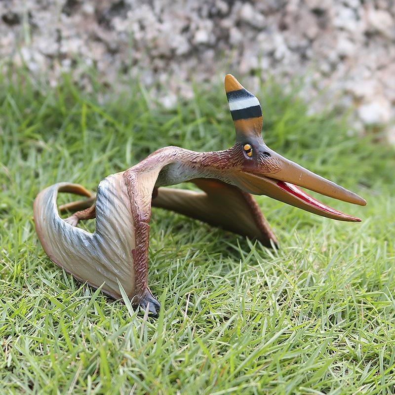 Oenux Classico Giurassico Dinosauro Giocattolo Quetzalcoatlus Ljahjas Pterodattilo Action Figures Animali Modello PVC Collezione Giocattolo per Bambini