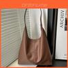 Fashionable Retro Women's Underarm Shoulder Tote Bag With Spacious Design For Daily Commuting