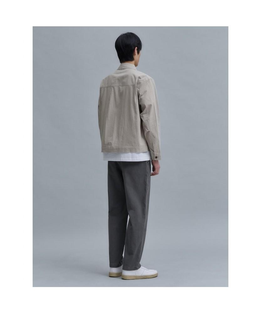 SHIFT.G Garment Dyed Cotton Slacks Ash
