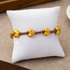 Handwoven Colorful Love Heart Bracelet Women Men Trendy New Chinese Style Cord Charm Jewelry 2025 Winter
